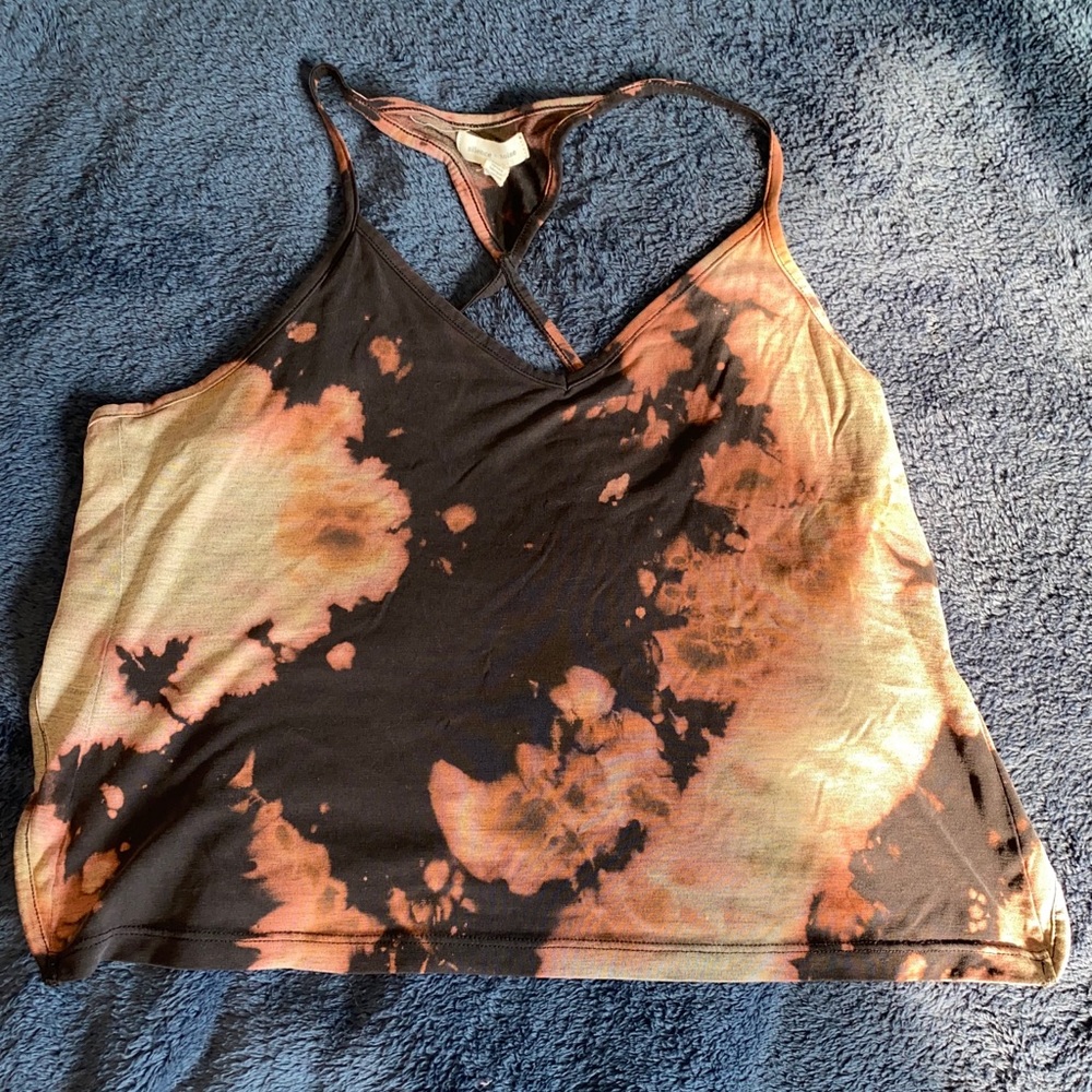 Backless flowy tank top